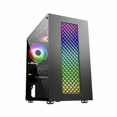 GABINETE GAMER KMEX CG01RU BIFROST III RGB MID TOWER PRETO CG01RURH001
