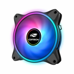 COOLER FAN P/GABINETE 120X120X25 LED RGB F7-L250RGB C3 TECH@
