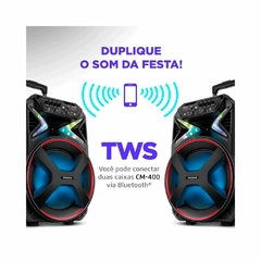 Imagem do CAIXA AMP MONDIAL CM-400 400W 1X12 PLAS