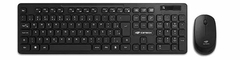 KIT MOUSE E TECLADO C3PLUS SEM FIO USB PTO KW20BK
