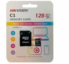 CARTAO DE MEMORIA MICRO SD 128GB HIKVISION CLASS 10UHSI+ADAPTADOR