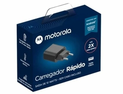 CARREGADOR MOTOROLA FAST CHARGE 10W S/CABO