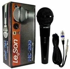 MICROFONE DINAMICO PRETO BRILHANTE MC200