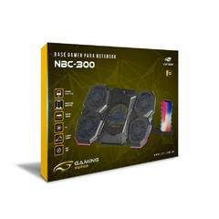 BASE GAMER P/NOTEBOOK ATE 17,3 NBC-300BK LED RGB C3 TECH@ - Baroni Informática
