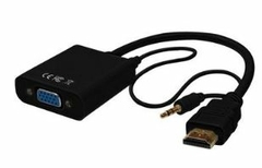 CABO ADAPTADOR HDMI P/VGA F+P2 ADP-HDMIVGA20BK PLUS CABLE@