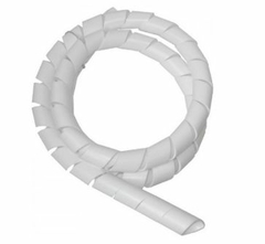 ORGANIZADOR DE CABOS SPIRAL TUBE 2M (06,4MM) 1/4 BRANCO HELLERMANN@@
