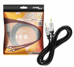 CABO P2 / P2 FITZ 10M - P2 ESTEREO PLUG METAL CHIP SCE