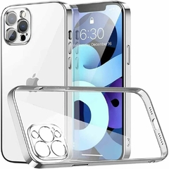 CAPA IPHONE 13 PRO MAX CLEAR CASE ACRILICO COM BORDA TPU TRANSPAR