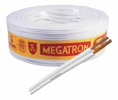 CABO PARALELO 2X0,50MM BRANCO (ENERGIA) MEGATRON