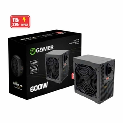 FONTE ATX 600W REAL BRAZIL PC 24 PINOS BOX