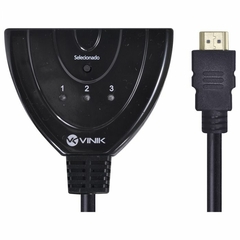 SWITCH HDMI 3 ENTRADA 1 SAIDA 1.3V 3D 1080P - comprar online