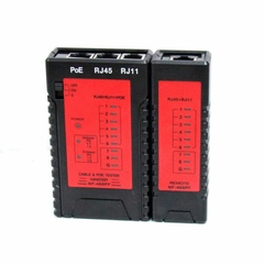 TESTADOR DE CABO RJ45/RJ11 COM POE