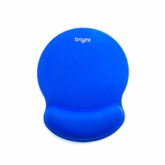 MOUSE PAD GEL BRIGHT KMP001 C/APOIO AZUL