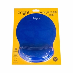 MOUSE PAD GEL BRIGHT KMP001 C/APOIO AZUL - comprar online