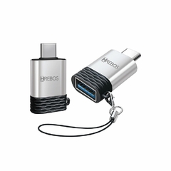 ADAPTADOR OTG HREBOS HS-222 USB-C / USB-A