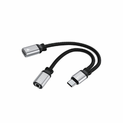 ADAPTADOR HREBOS HS-229 USB-C/P2/CHARGE na internet