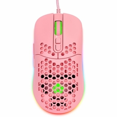 MOUSE GAMER VX GAMING VOID LED RGB 7600 DPI ROSA CABO USB 1.8M - MGV12