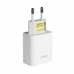 CARREGADOR DE PAREDE 20W COM 1 SAIDA USB 12V 1.67A QUICK CHARGE- VINIK - Baroni Informática