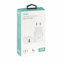 CARREGADOR DE PAREDE 20W COM 1 SAIDA USB 12V 1.67A QUICK CHARGE- VINIK - loja online