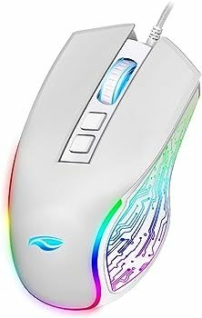 MOUSE GAMER OPTICO MG-720WH BRANCO USB C3 TECH@ - comprar online