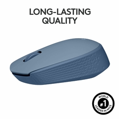 MOUSE OPTICO WIRELESS M170 AZUL CLARO 910-006863 LOGITECH@ - comprar online