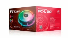 COOLER FAN CPU AMD/INTEL RGB FC-L20RGB C3 TECH@ - comprar online
