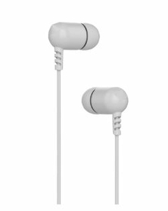 FONE DE OUVIDO INTRA AURICULAR C/MICROFONE EP-07WH BRANCO C3 TECH@