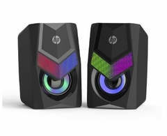 SPEAKER 2.0 6W CONEXAO P2 PRETO LED RGB DHE-6000 USB 8YJ91AA HP@