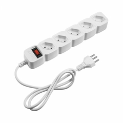 PROTETOR ELETRONICO C/ 5 TOMADAS BRANCO 205 4824200 - comprar online