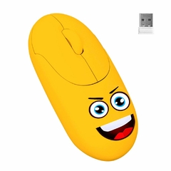 MOUSE SEM FIO BRIGHT KIDS KMS003 YELLOW - comprar online