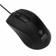 MOUSE KROSS COM FIO KE-M108 PRETO na internet