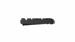 COMBO MOUSE E TECLADO USB 1000 PILHA 12 MESES PRETO - loja online