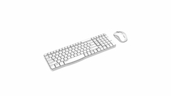 COMBO RAPOO TECLADO E MOUSE SEM FIO BRANCO - comprar online