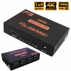 HUB HDMI SPLITTER 1 ENTRADA 4 SAIDAS 4K JC-SPHMI F3