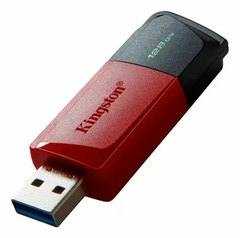 PEN DRIVE KINGSTON DATATRAVELER EXODIA 128GB PRETO/VERMELHO - USB 3.2 - comprar online