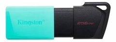 PEN DRIVE KINGSTON DATATRAVELER EXODIA 256GB PRETO/VERDE - USB 3.2 - D