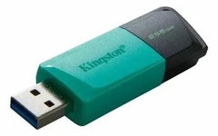 PEN DRIVE KINGSTON DATATRAVELER EXODIA 256GB PRETO/VERDE - USB 3.2 - D na internet