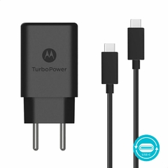 CARREGADOR MOTOROLA TURBO POWER 30W USB-C/C