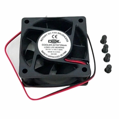 COOLER FAN PARA GABINETE 60X60X25MM 12V 1500RPM MICRO VENTILADOR DX6C - Baroni Informática