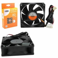 COOLER FAN PARA GABINETE 80X80X25MM 12V 2700RPM MICRO VENTILADOR DX8C - loja online
