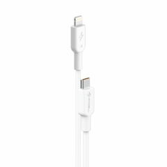 CABO IPHONE LIGHTNING PARA TIPO C 1 METRO PD 2.4A SOLID CB11 BRANCO PM