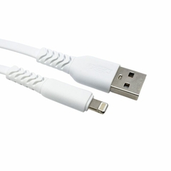 CABO IPHONE USB LIGHTNING 2.4A 5V FLAT 1,2 METROS BRANCO DCB-20 DEX