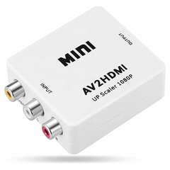MINI ADAPTADOR CONVERSOR ENTRADA AV2 RCA X SAIDA HDMI AV2HDMI SHINKA