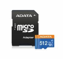 CARTAO DE MEMORIA ADATA MICRO SD 512GB PREMIER CLASSE 10 A1 C/ ADAPTAD - comprar online
