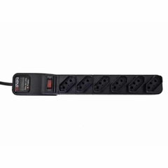 FILTRO DE LINHA TS SHARA + PROTETOR 6 TOMADAS BIVOLT CABO 1,5M PRETO 5 - comprar online
