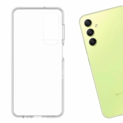 SAMSUNG A34 5G CASE SPACE ACRILICO COM BORDA TPU TRANSPARENT