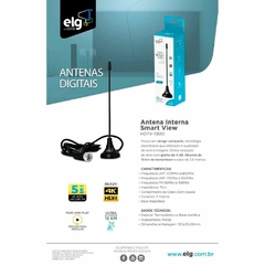 ANTENA INTERNA ELG HDTV-1300I 2,5M CABO na internet