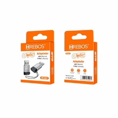 ADAPTADOR OTG HREBOS HS-223 USB / USB-C - Baroni Informática