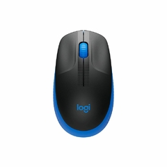 MOUSE SEM FIO LOGITECH M190 AZUL E PRETO