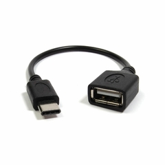 CABO OTG USB TIPO C MACHO X USB FEMEA 15CM STORM